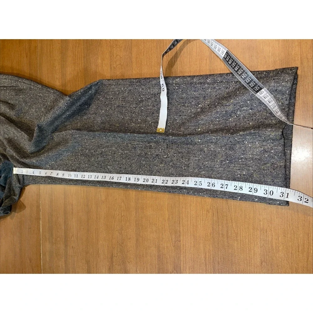 St Croix Donegal Tweed Pants Men 36 Speckled Wool Dress Pleated Cuffed Italy
